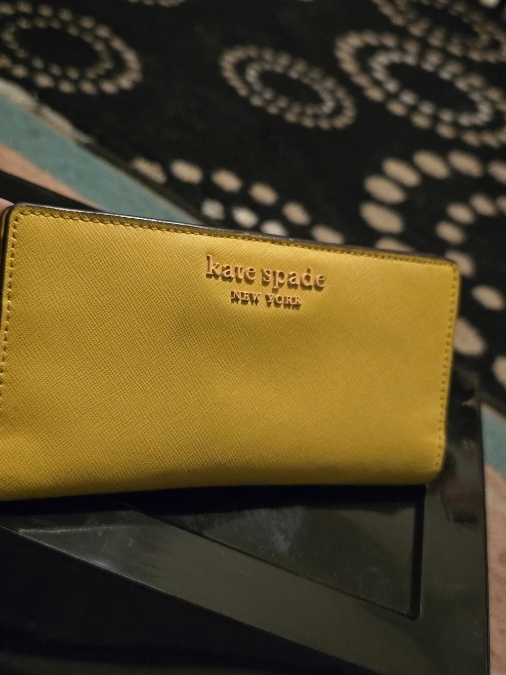 kate spade Mustard Yellow  Wallet